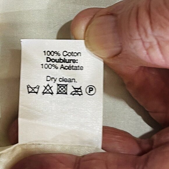 J.Crew Pencil Dress Sheath Women Size 4 Ivory Navy Circles Lined Knee L *FLAW - Picture 11 of 15